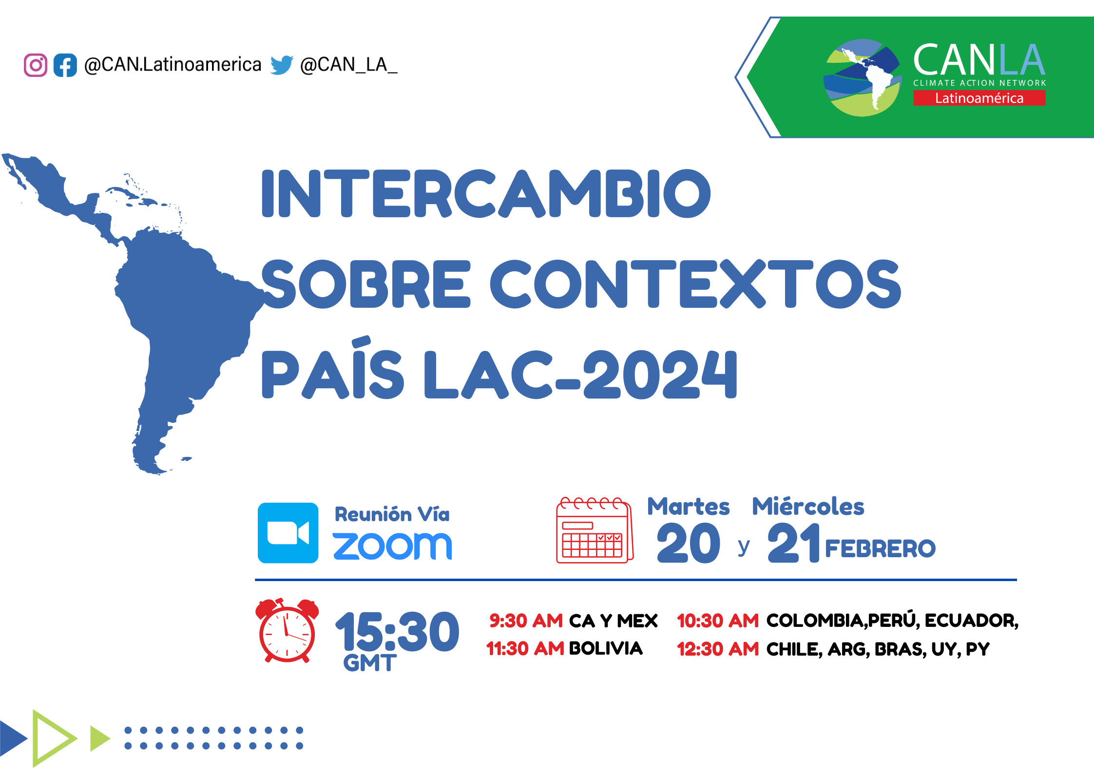 Intercambio sobre Contextos de países de ALC