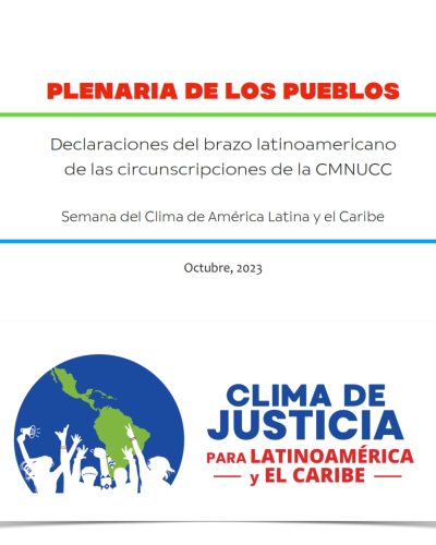 Declaraciones del Brazo latinoamericano camino a la COP28